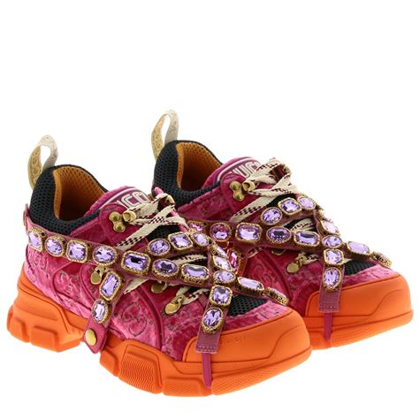 gucci gemstone sneakers|Gucci rhinestone shoes.